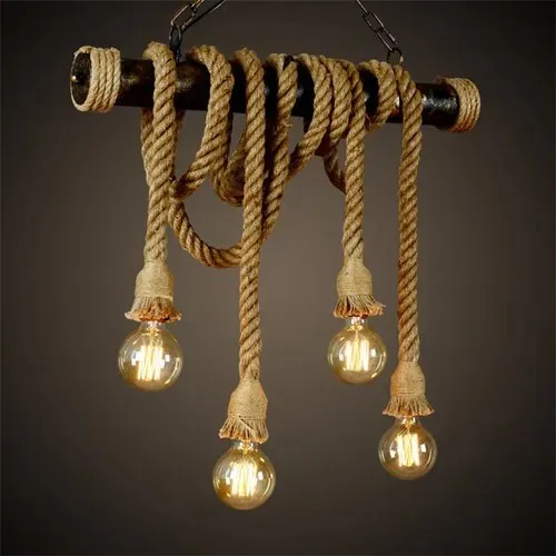 Indoor Rope Light Ideas dari Tali Tambang