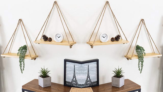 Rope Garden Shelf